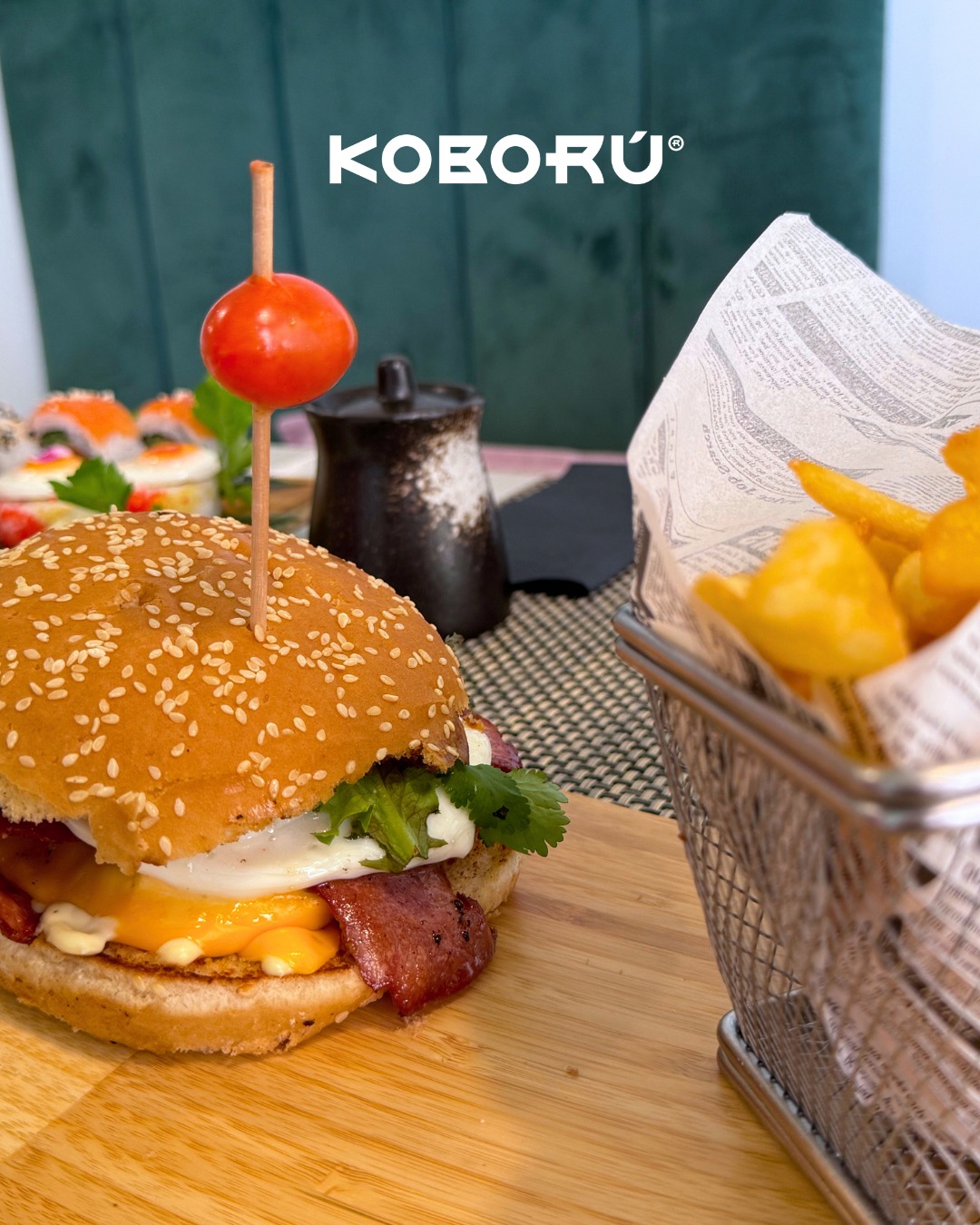 Sushi Hamburguer Koború - Koború Restaurante Japonês