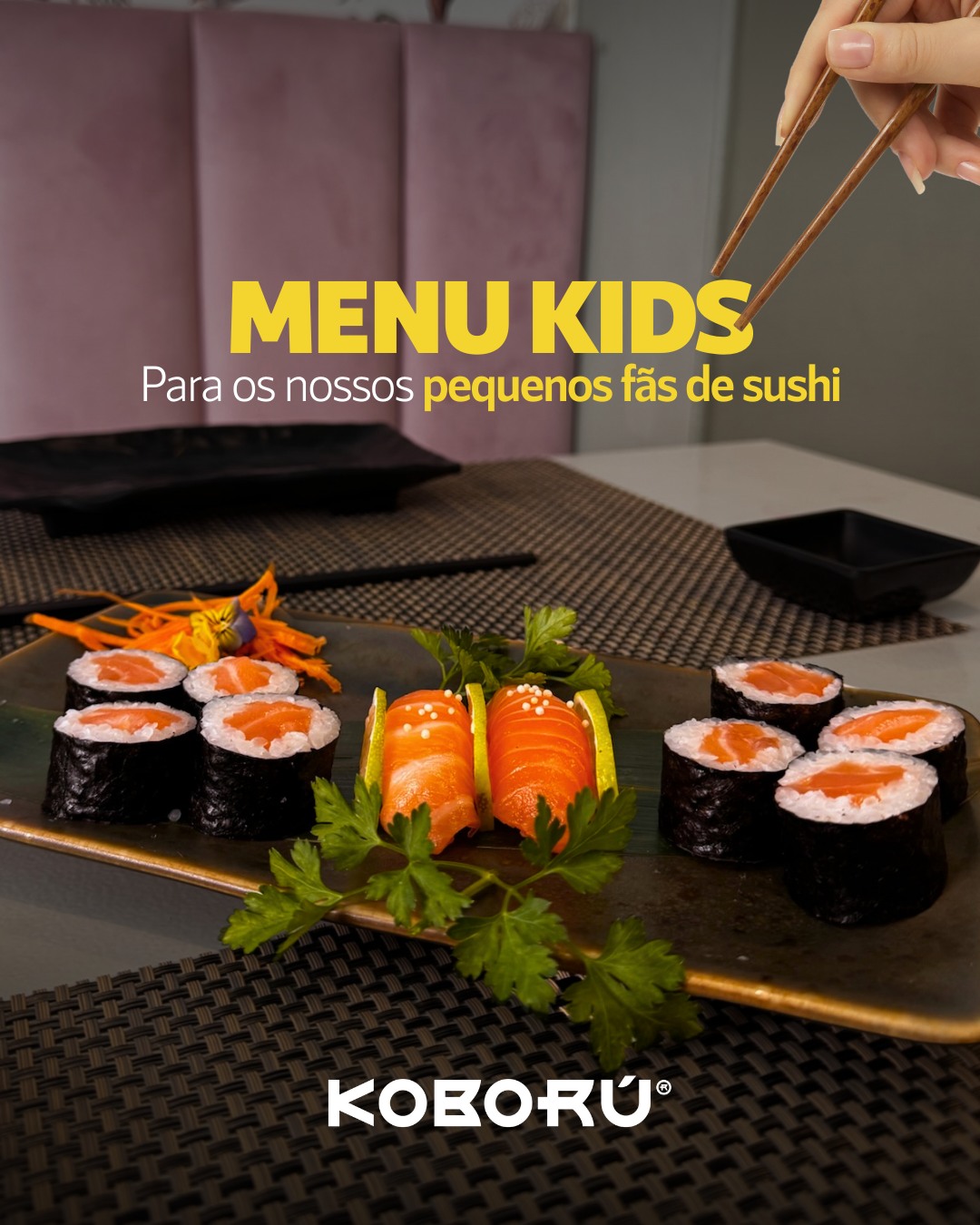 Sushi Menu Kids 10P - Koború Restaurante Japonês