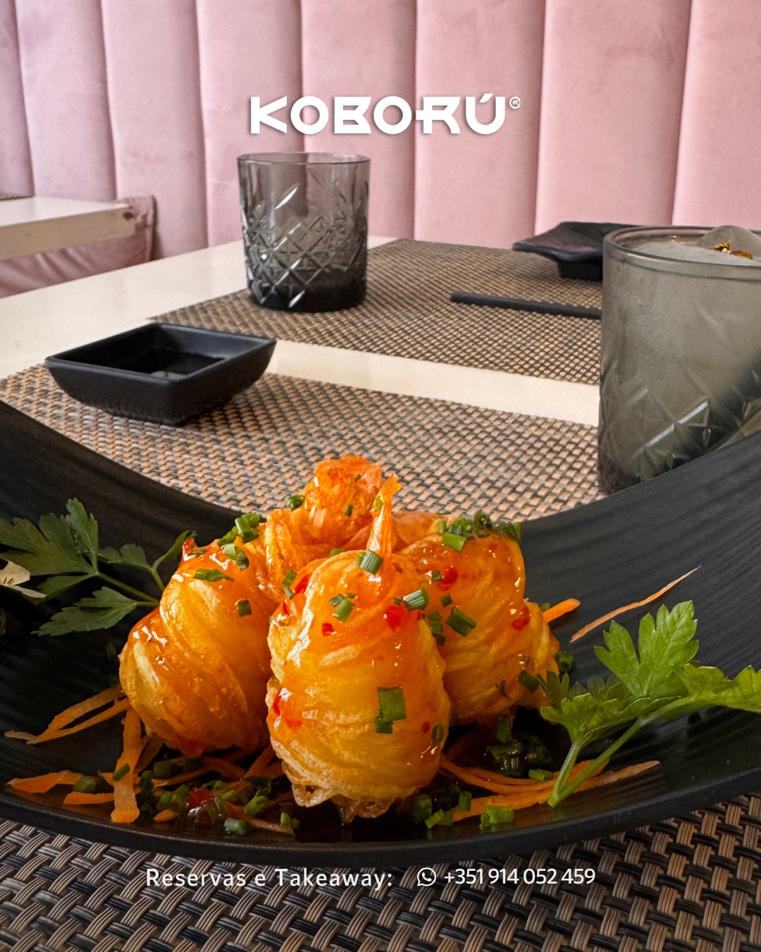 Sushi Gambas de Batata 4P - Koború Restaurante Japonês